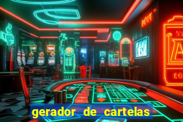 gerador de cartelas de bingo 1 a 99